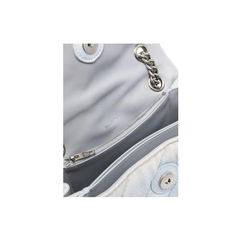 Balenciaga Denim Crush S Shoulder Bag-5
