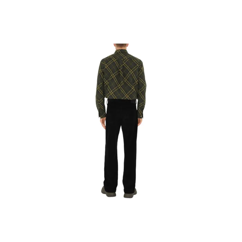 Burberry Shirts Men Olive-2