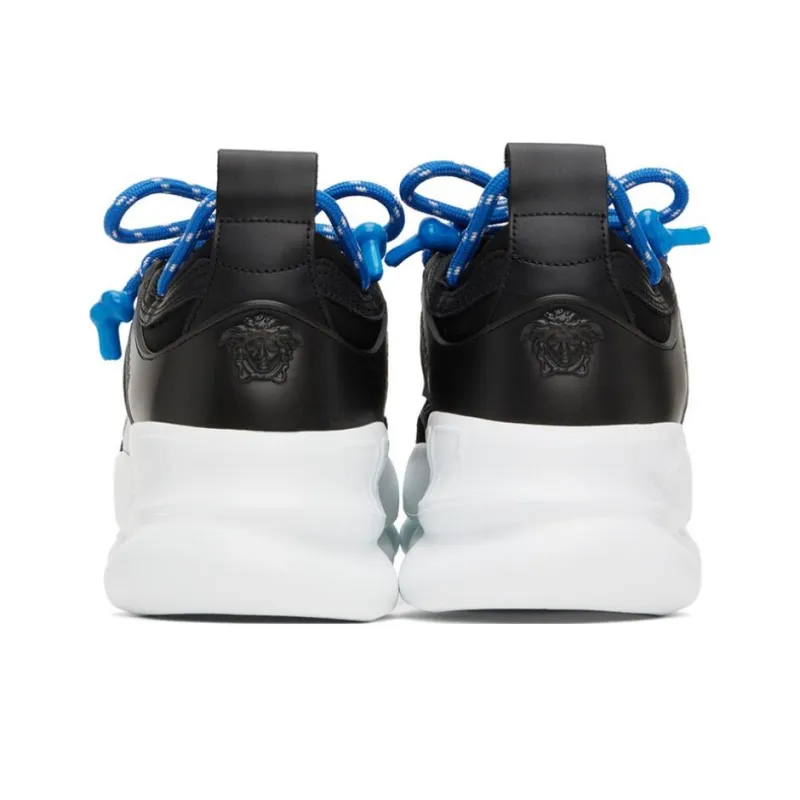 VERSACE Gianni Low-Top Sports Casual Shoes Men's Black-4