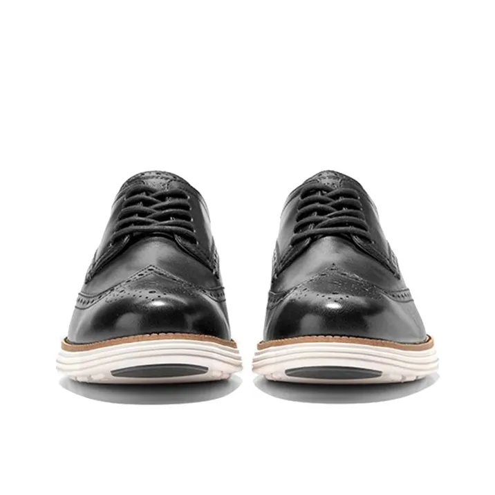COLE HAAN Casual Shoes Men's Bright Black White Base-4