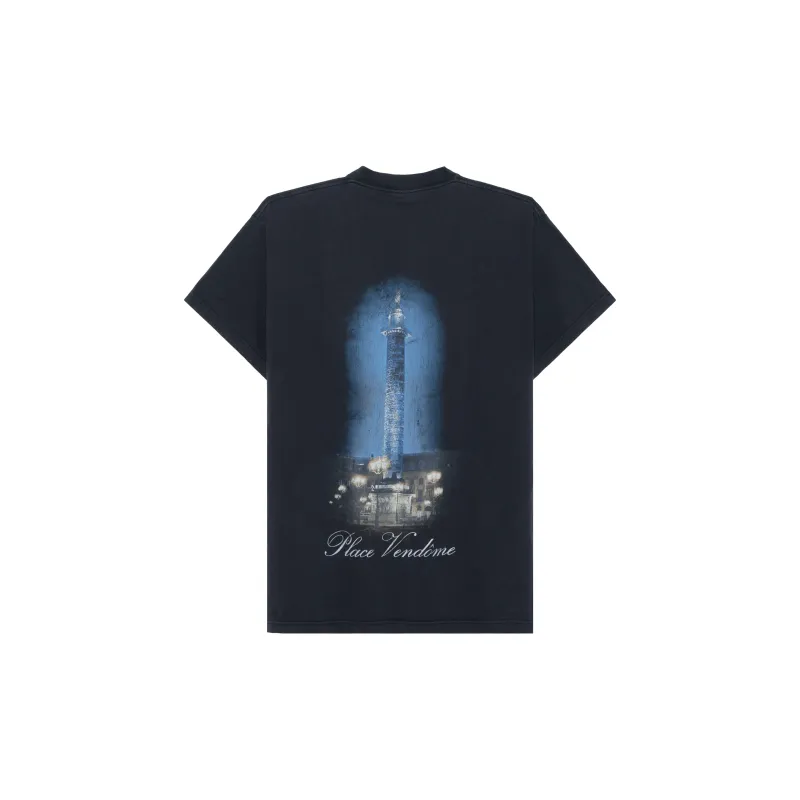 Balenciaga T Shirt Regular Fit Unisex Black-1