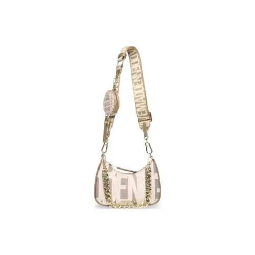 STEVE MADDEN Leather Shoulder Bag Crossbody Bag Women's Khaki