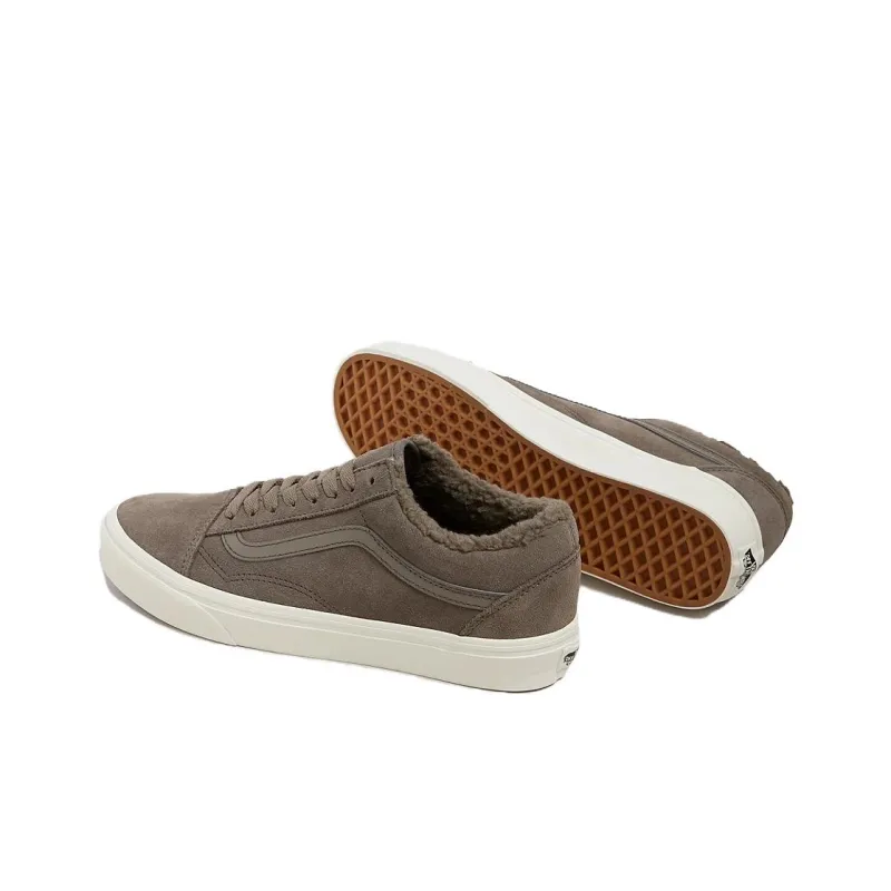 Vans Old Skool Anti-Slip Wear-Resistant Low-Top Skateboard Shoes Unisex Brown-3