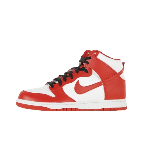 Nike Dunk High White Varsity Red 2009