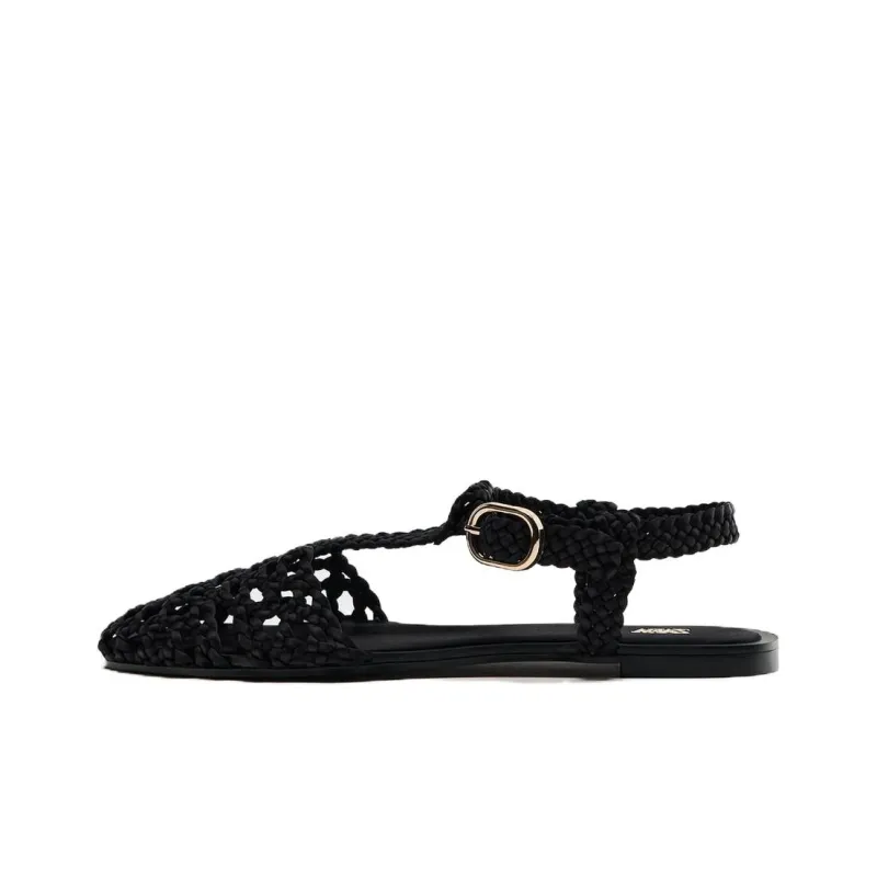 ZARA Roman Sandals Women's Black-0