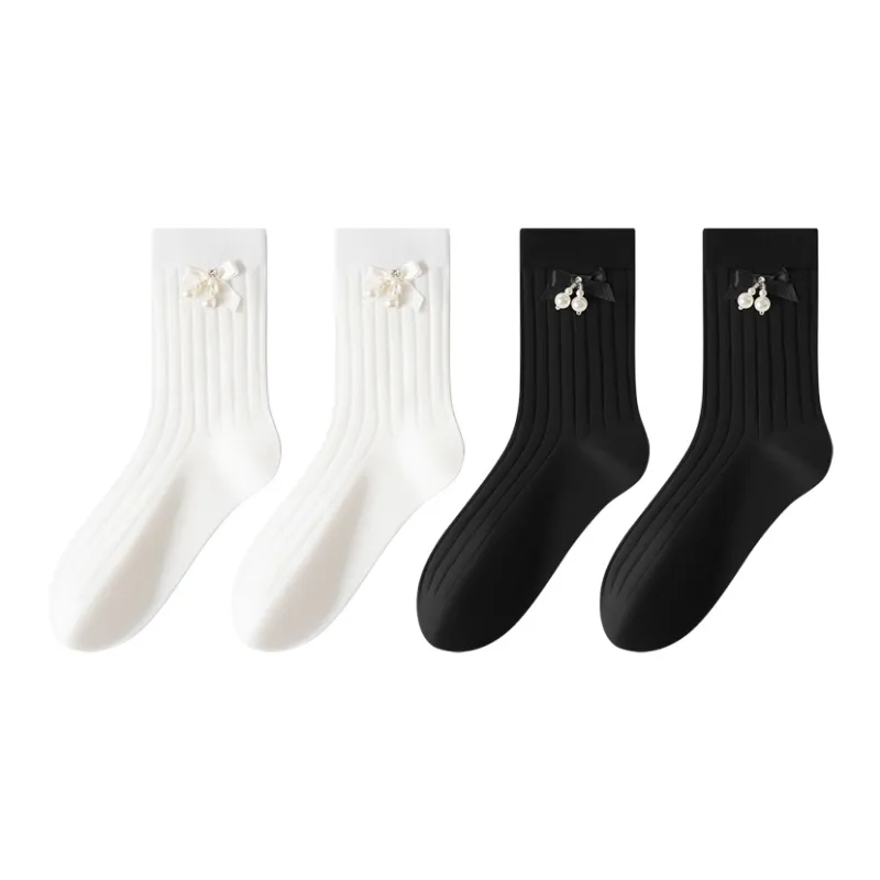 MIIOW Trend Party Series Mid Calf Socks Women's 4 Pack-4