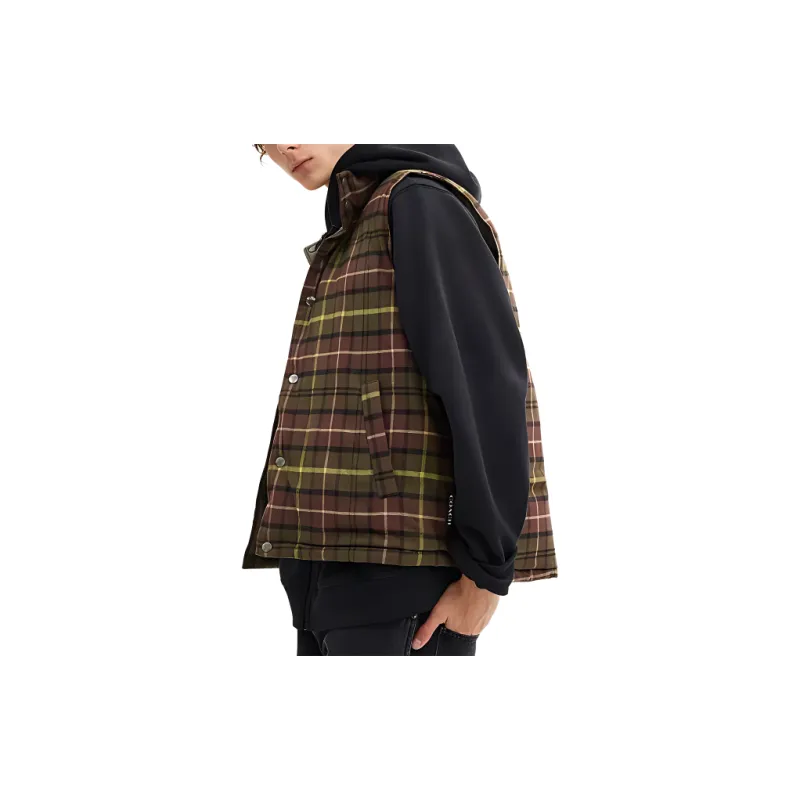 COACH SS24 Down Jacket Men's Dark Fern Green-3