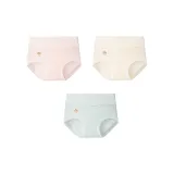 Peach Pink+Cream Yellow+Lake Green