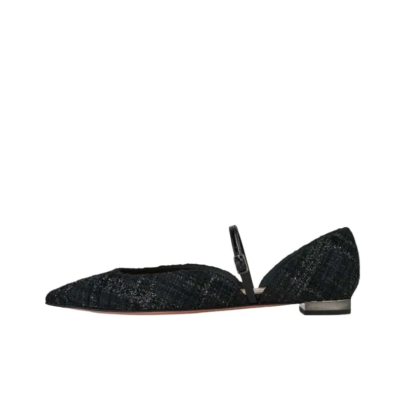 AQUAZZURA Bellezza Casual Single Shoes Women's Black-0
