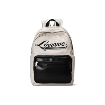 LOVVVVE PU Backpack Women's Beige
