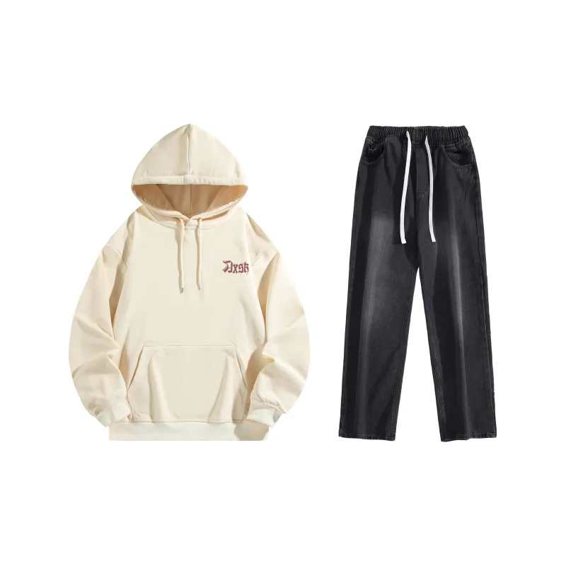 A.X.S.K Sweatshirt Sets Unisex-25