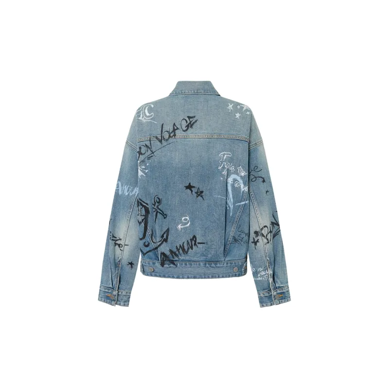 MO&CO Denim Jackets Women's Blue-1