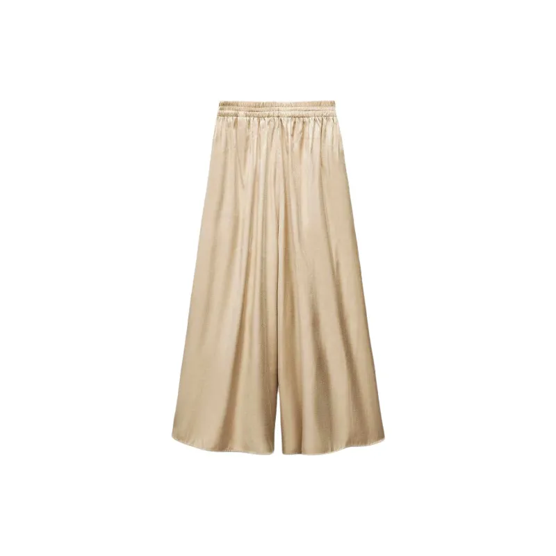 ZARA Casual Pants Women's Yellow-1