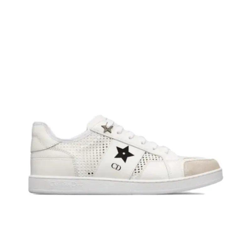 DIOR Star Platform Shoes Low Top Skateboard Shoes Women's White-2