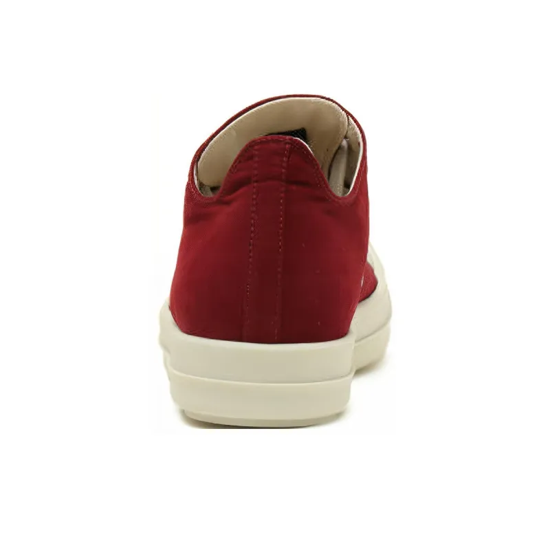 Rick Owens DRKSHDW Low Top Stylish Skateboarding Shoes Women's Red-5