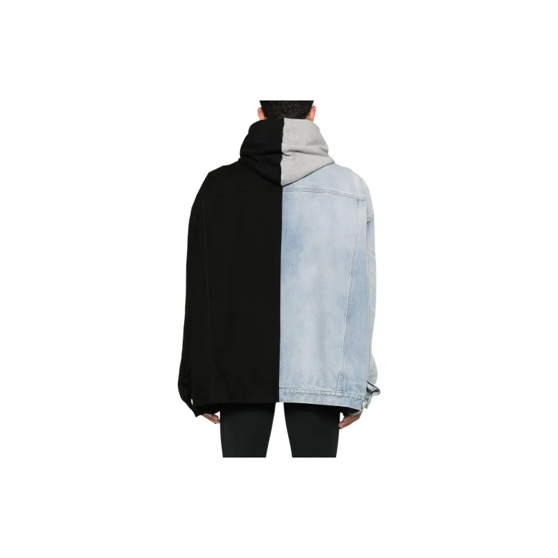 Vetements Split Hooded Denim Jacket-2