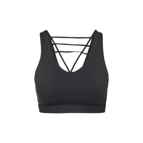Adidas COREFLOW LUXE BRA Sports Underwear Women's Carbon Black