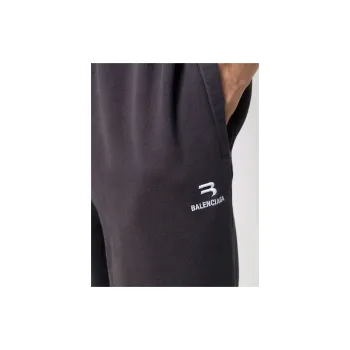 Balenciaga Knitted Sports Pants Regular Fit Men's Gray