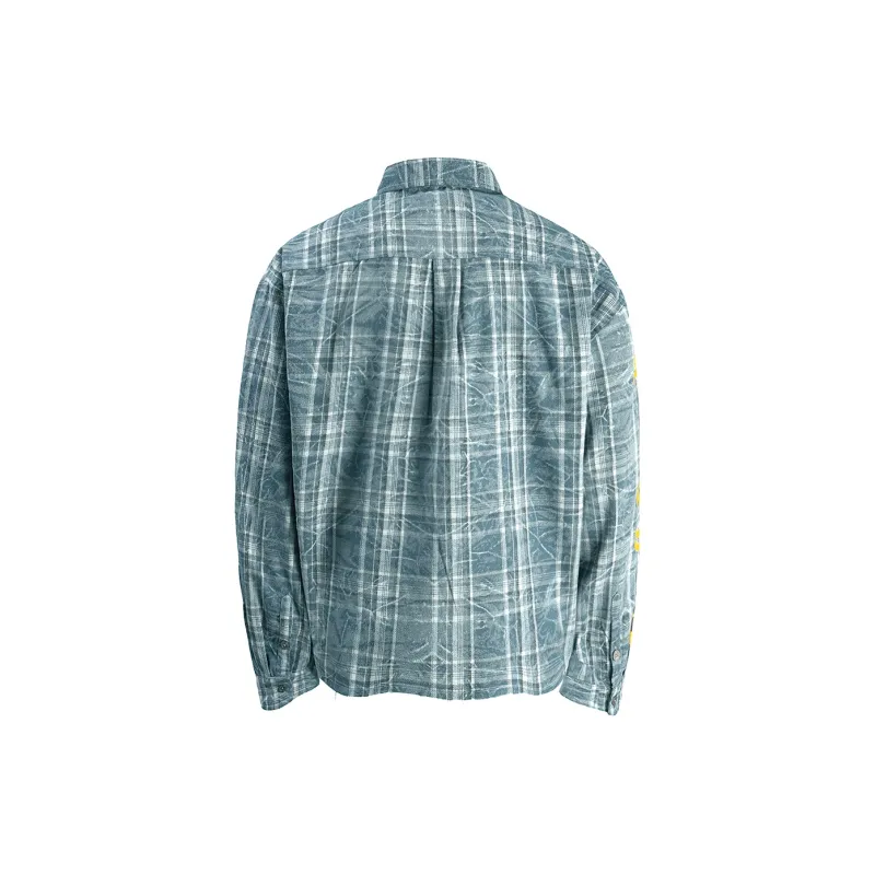 STK SMALL TOWN KID Shirt Unisex Blue Green-1