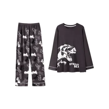 DanceBees Pajama Set Men's Black