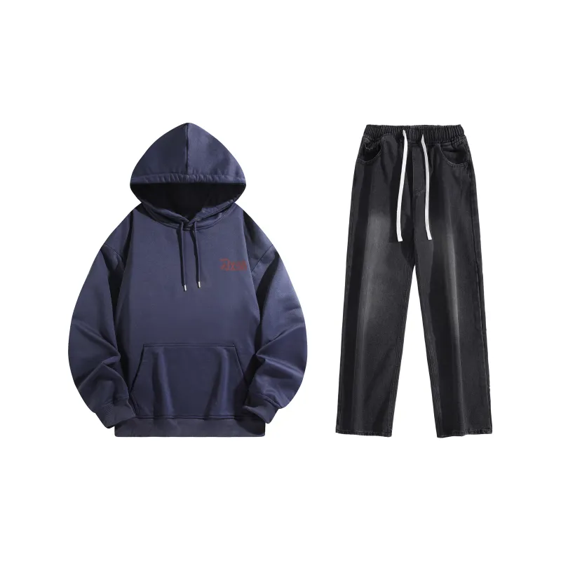 A.X.S.K Sweatshirt Sets Unisex-49