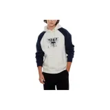 GUESS Sweatshirts Unisex Medium Heather Gray Navy Blue