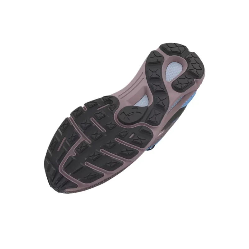 Under Armour Sonic Trail Anti Slip Wear Resistant Low Top Trail Running Shoes Unisex Gray Blue-6