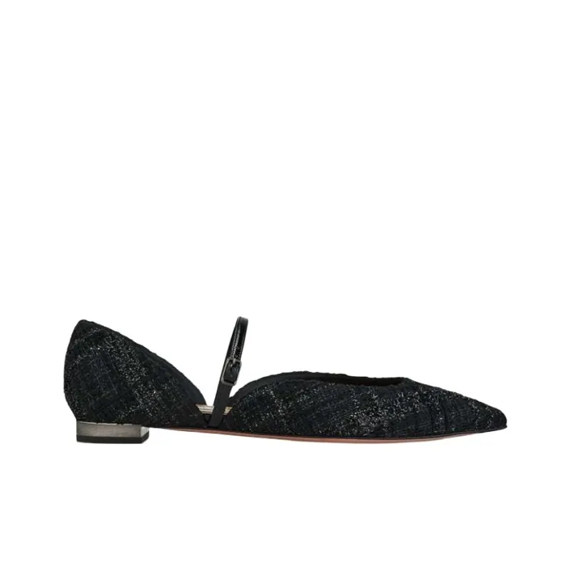 AQUAZZURA Bellezza Casual Single Shoes Women's Black-1