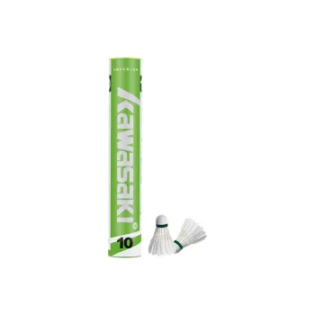 Kawasaki Training Series Goose Feather Shuttlecock 10 Pack Goose Feather Big Board Goose Feather Shuttlecocks