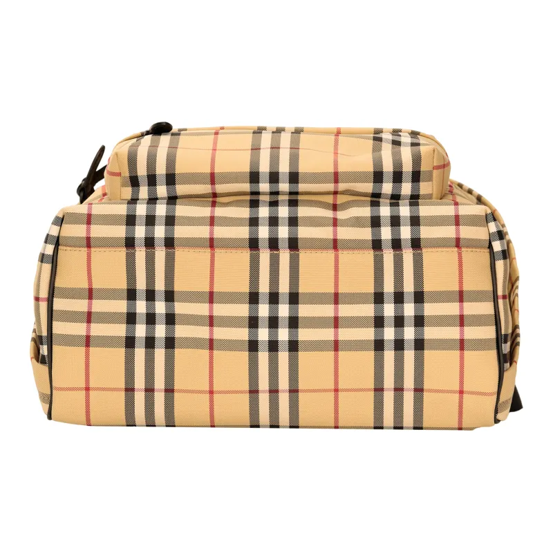 Burberry Fabric Backpack Men's Yellow & Multicolor-5
