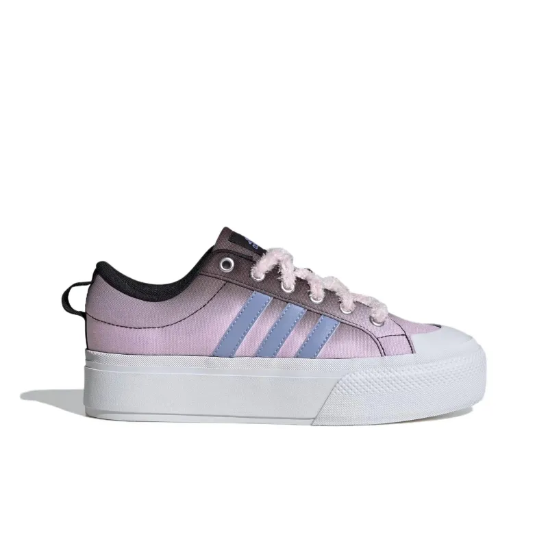 Adidas Bravada 2.0 Platform Core Black Blue Spark Met. Clear Pink-1