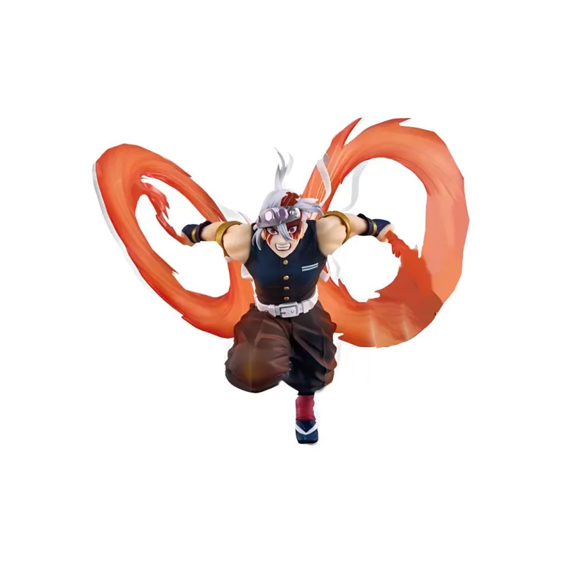 BANDAI Tengen Uzui Demon Slayer ~The Haunted Realm~ Part 2 Final Prize Ver Scale Figures Red-2