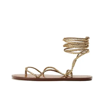 ZARA Roman Sandals Women's Gold