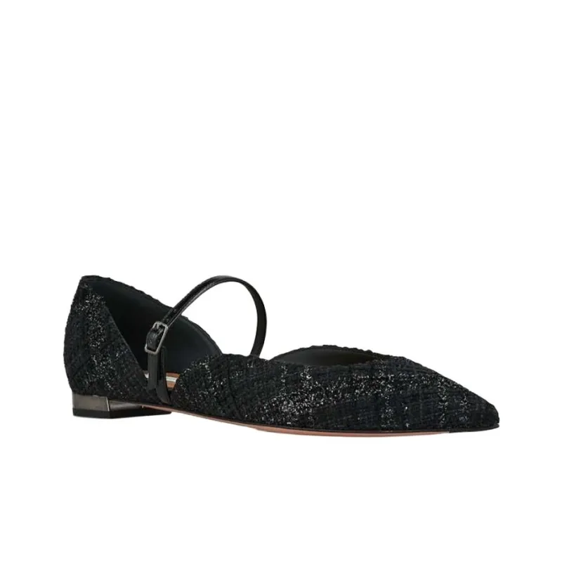 AQUAZZURA Bellezza Casual Single Shoes Women's Black-2