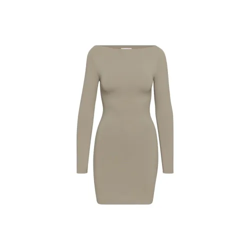 ARITZIA Long-Sleeved Dresses Women's Nomad Taupe/Brown