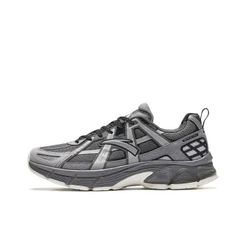 Anta Life Collection Anti Slip Wear Resistant Low Top Casual Shoes Men's Black Gray