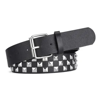 JONNY MOORE Alloy Leather Belts Women's 3.8cm