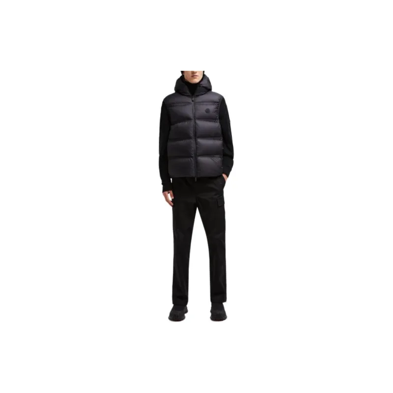 Moncler Zip Up Hooded Padded Gilet-1