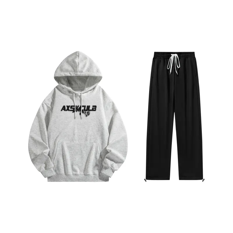 A.X.S.K Sweatshirt Sets Unisex-31