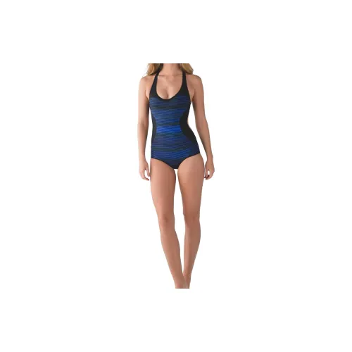 Lululemon One-Piece Swimsuits Women's Blue Black