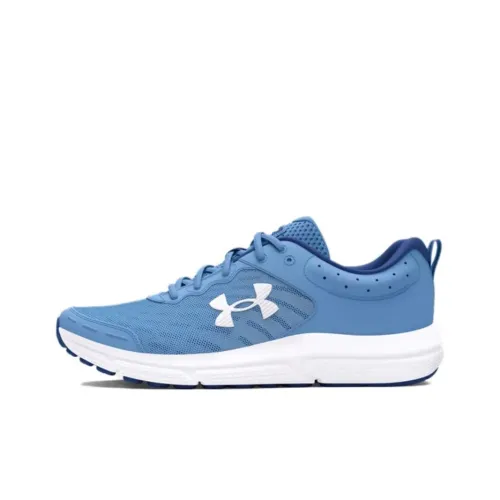 Under Armour Charged Assert 10 Anti-Slip Wear-Resistant Low-Top Casual Running Shoes Women's Blue