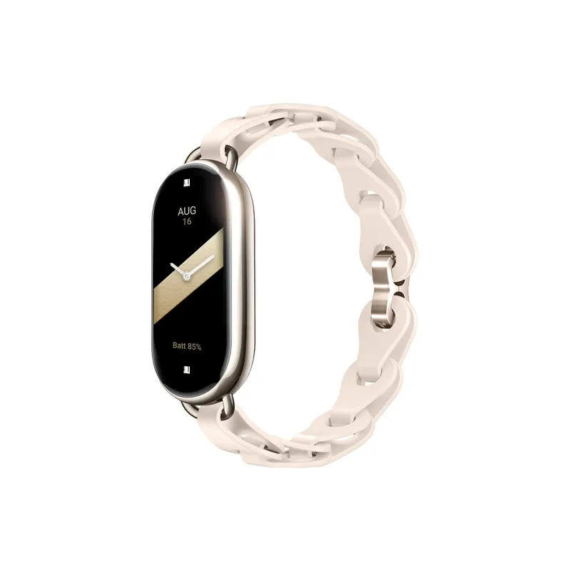 Watchbond Compatible With Xiaomi Smart Band 9/8 Xiaomi Compatibility Watch Band All Silicone Material-0