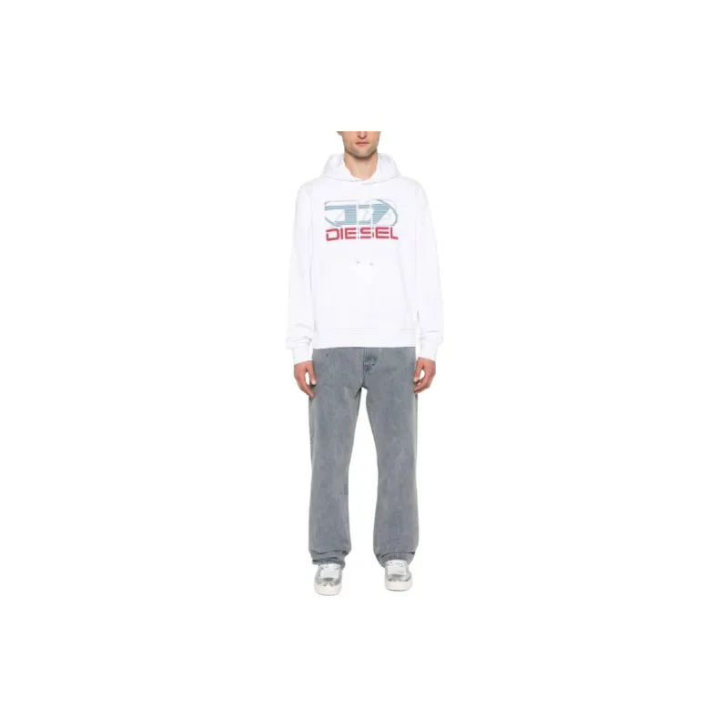 DIESEL S Ginn Hood Jersey Hoodie-1