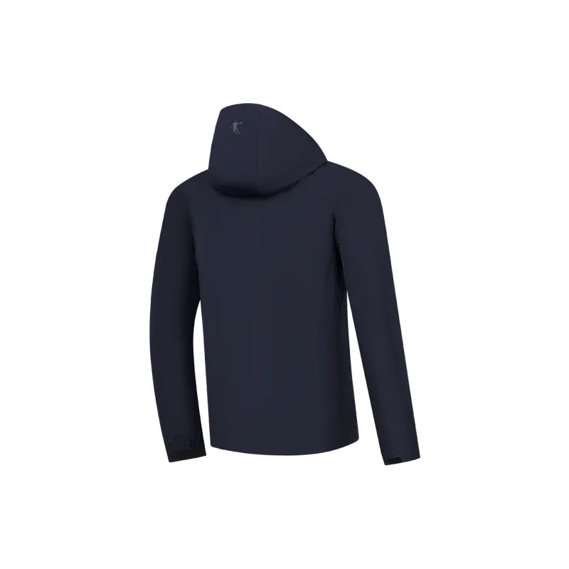 QIAODAN Mountain God Series Trench Coat Men's Nova Blue-1