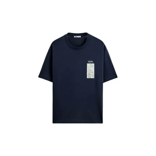 ZARA T-Shirts Men Sea Blue