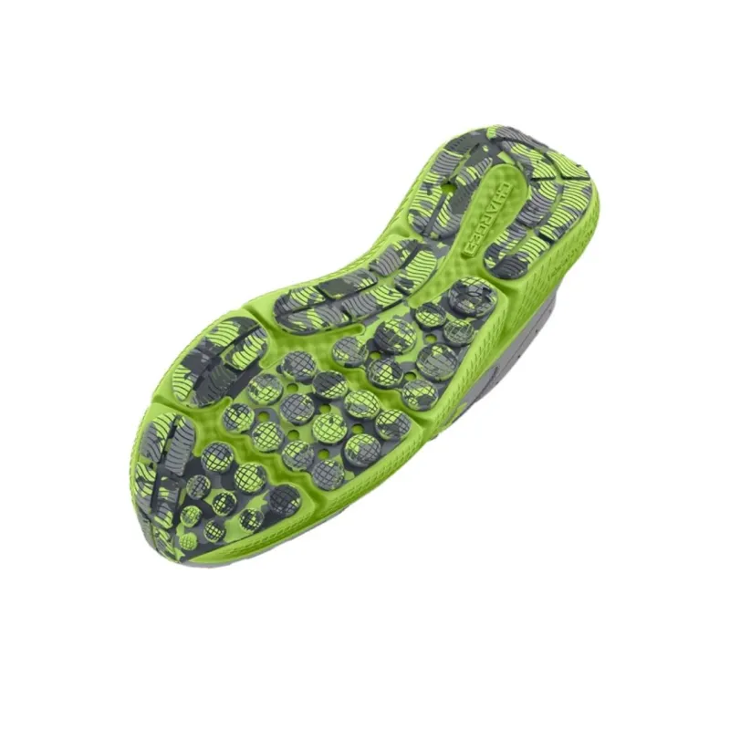 Under Armour Charged Assert 10 Anti Slip Wear Resistant Low Top Running Shoes Women's Gray Green-4