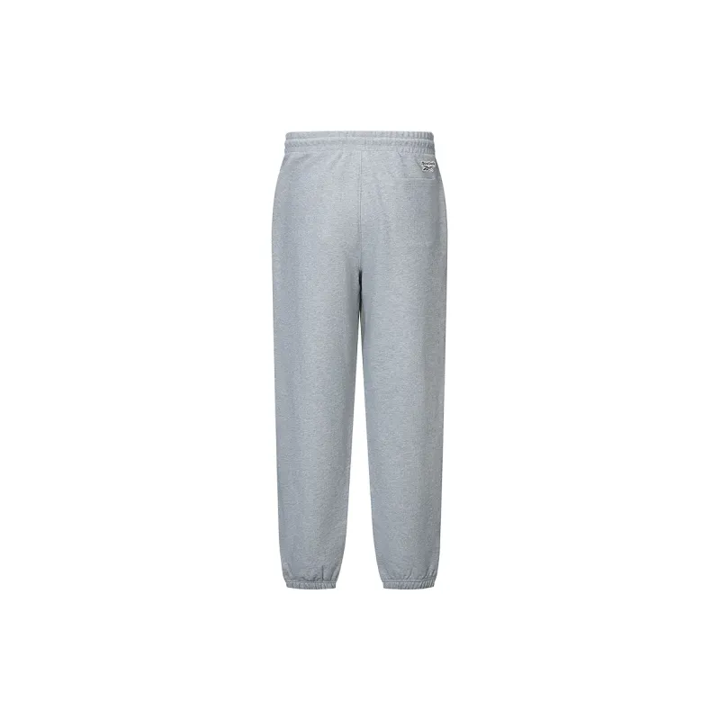 Reebok Knitted Sports Pants Unisex Light Heather Gray-1
