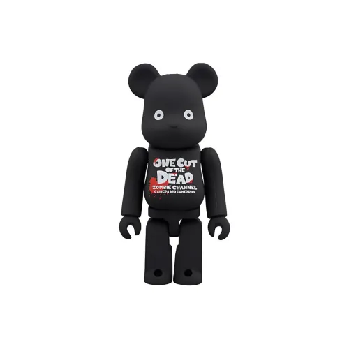 BE@RBRICK ONE CUT Of THE DEAD Camera Don't Stop Black Hang Tag Box 100%