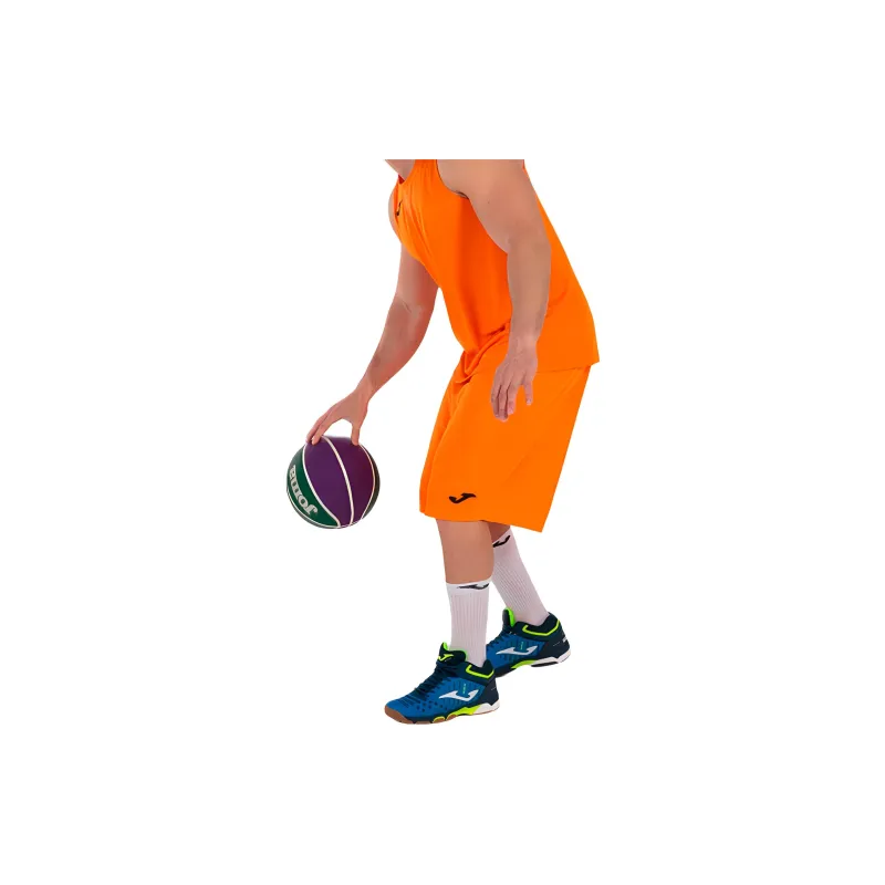 Joma Shorts Man Nobel Long Orange Sports Shorts Men Orange-3