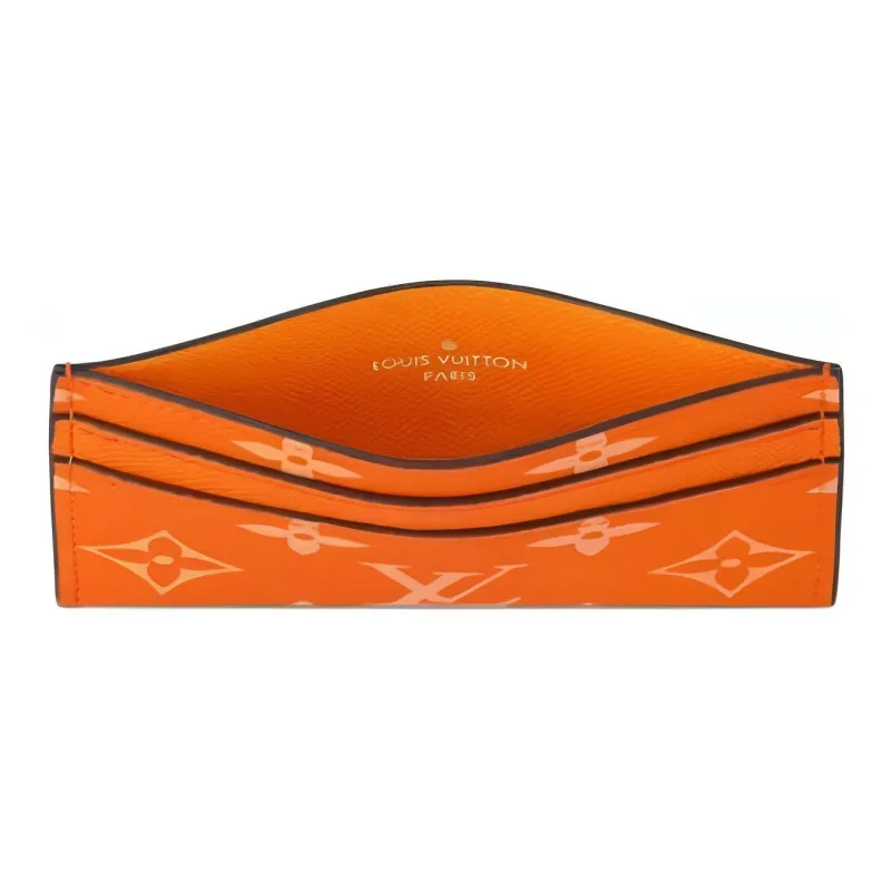 LOUIS VUITTON Porte Cartes Double-4